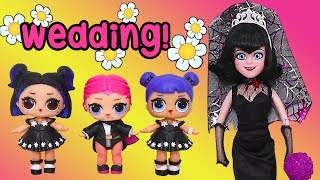 Sniffycat LOL Families ! Flower Girls at Mavis Wedding ! Toys and Dolls Fun for Kids