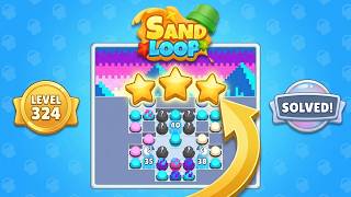 🏖️ Sand Loop Level 324 Solution | Complete Walkthrough & Guide 🧩