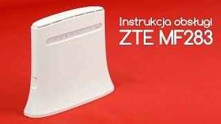 Instrukcja obsługi ZTE MF283