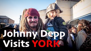 Johnny Depp Signing Autographs At York Barbican 4K Video