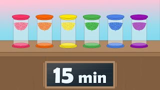 15 Minute Timer (Rainbow Sand)