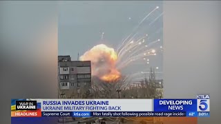 Russian forces approaching Ukraine's capital as attack continues