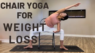 Chair Yoga for Weight Loss | Reduce Belly Fat, Stretch and Feel Your Best