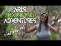 [4K] Ari's Bouncing Adventures | Enchanting Forest WALK Under Cloudy Skies ⛅️ (2024)