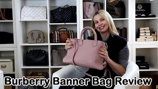 Burberry Banner Bag Review and Whats in my Bag