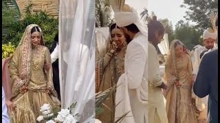 Saboor Aly and Ali Ansari are Nikkah Ceremony | #SaboorAli | #AliAnsari | #SaboorAliWedding