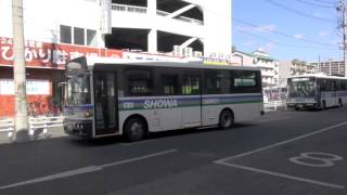 【昭和バス】いすゞKK-LR233J1(西工)＠佐賀駅BC('13/01)