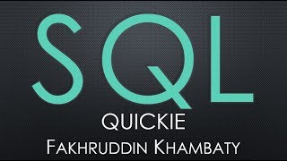 SQL Quickie #2 - SEQUENCE