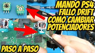 Mando Ps4 Cambiar Potenciador(Potenciómetros) // Para Eliminar el Fallo Drift Definitivamente