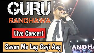 Savan Me Lag Gayi Aag Guru Randhawa Live Concert #Shorts #GuruRandhawaLive