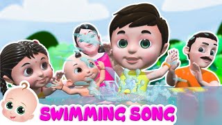 पहली बार तैराकी | Swimming Song | Popular Hindi  Rhymes For Kids