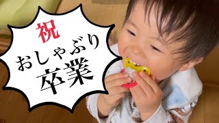 【1歳児】おしゃぶり卒業への道【※ギャン泣き映像があります】