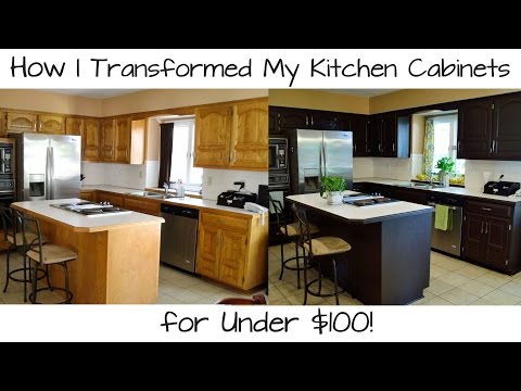 How I Transformed My Kitchen Cabinets for Under $100! How I Transformed My Kitchen Cabinets for Under $100!