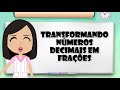 transformar números decimais em frações e vice versa