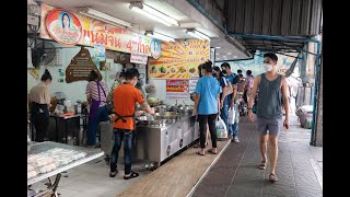 [4K] พาชมบรรยากาศซอยสุขุมวิท 113 แหล่งของกินข้างทาง ในตอนเย็น ที่สมุทรปราการ