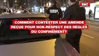 Comment contester une amende pour non-respect du confinement