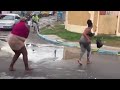 2 big woman fighting over man in Jamaica must watch video