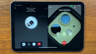 Apple iPad Mini 6 Viber vs Telegram Apps Split Screen View Incoming Calls + Call Waiting