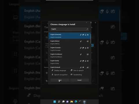 How to Change System Language on Windows 11