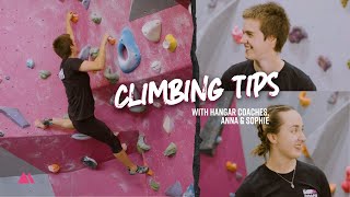 Simple techniques to make bouldering a little easier