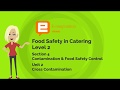 Food Safety Level 2 Section 4 Unit 2 Cross Contamination