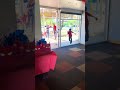 spiderman surprises birthday boy at party shorts