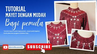 TUTORIAL MAYET  MUDAH bagi PEMULA.. @wiwitbusana56  #tutorialmayet #kebaya