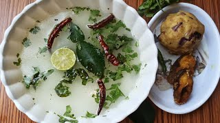 Odisha Popular Dahi Pakhala Recipe in Bengali/দই পান্তা/Panta Bhat Recipe