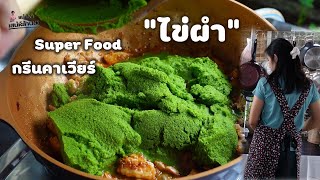 คั่วผำ ☘️ไข่ผำ ☘️super food ☘️สุดยอดของแหล่งโปรตีนทดแทน | แม่ต้อม เสน่ห์ล้านนา