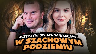 Arcymistrz Pakleza uczy grać w szachy Mistrzynię Świata w warcabach - Natalię Sadowską