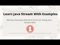 #1. Remove Duplicate Elements From List Using Java Stream APIs - Learn Java Stream API with Examples