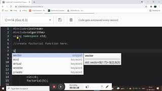 SMALL FACTORIAL (FLOW018)- CODECHEF SOLUTION IN C++ || C++ TUTORIAL FOR BEGINNER