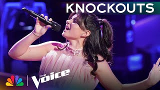 Thirteen-Year-Old Julia Roome Performs Sia's Unstoppable Flawlessly | The Voice Knockouts | NBC