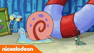 SpongeBob Schwammkopf | Schnecke alleine | Nickelodeon Deutschland