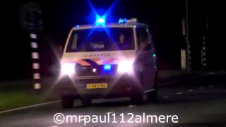 P1 Oude Hondenbrigade-bus onderweg naar Almere Haven