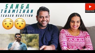 Sangathamizhan Teaser Reaction | Malaysian Indian Couple | Vijay Sethupathi | Raashi Khanna