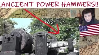 American Reacts Lindybeige - Ancient power-hammers and the city that put steel in the world
