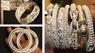 Latest Silver Bangles Designs with Weight And Price #themarketvlog