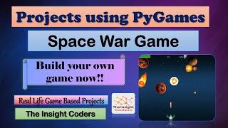 Space War | Game Development using Python | Create game step by step | PyGames | Space Shooters
