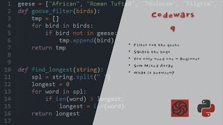 Python Codewars #9 - For Beginners