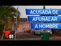 Acusada de apuñalar 7 veces a hombre con el que vivía