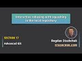 Git Interactive rebasing with squashing in the local repository | Advanced Git - 16