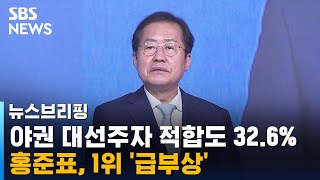 홍준표, 야권 대선주자 적합도 32.6%로 1위 '급부상' / SBS / 주영진의 뉴스브리핑