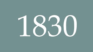 How to Pronounce ''1830'' Correctly in French