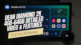 Dean Diamond 2k Dual Knob 4+64 DSP Android Stereo 11.5 Inch Wireless Carplay With Fan