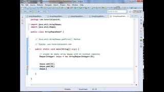 Java util ArrayDeque getFirst Method