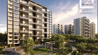 Marvel Bounty 2 -Homes in Pune at Magarpatta Road, (Walkthrough)