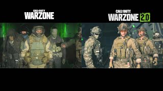 Warzone vs Warzone 2.0 - Plane intro Cutscenes