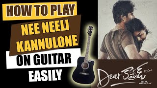 Nee Neeli Kannullona|Neerolam Mele Moodum|Nin Neeli Kannaliro|Aagaasa Veedu Kattum - Guitar Tutorial