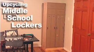 Upcycle LOCKERS into a Wardrobe - DIY Tutorial